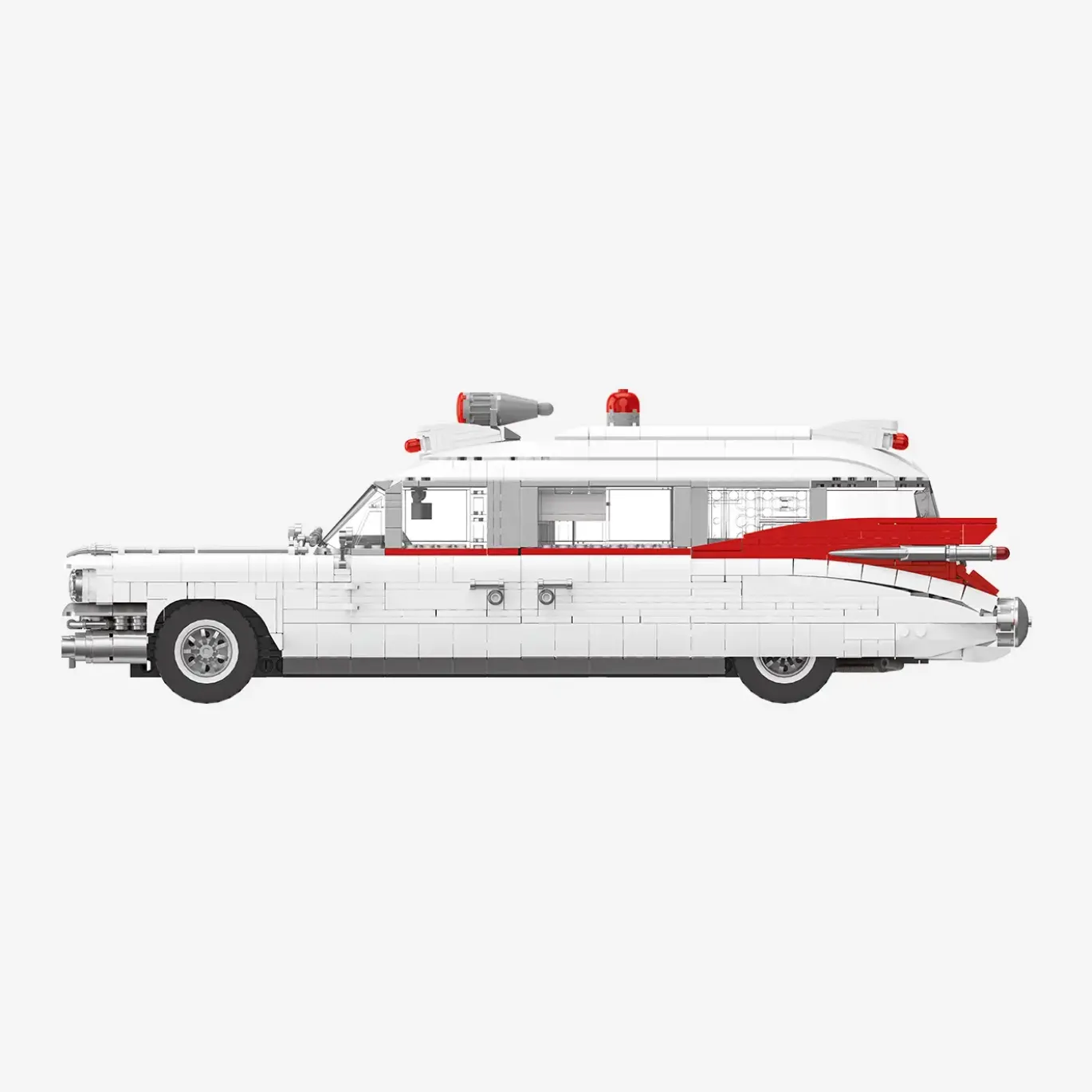 Amerikanischer Krankenwagen 1959 weiß