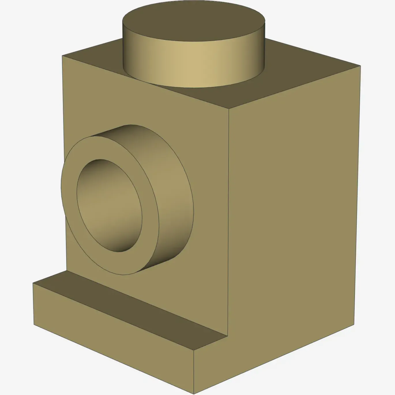 ANGULAR BRICK 1X1 X 100