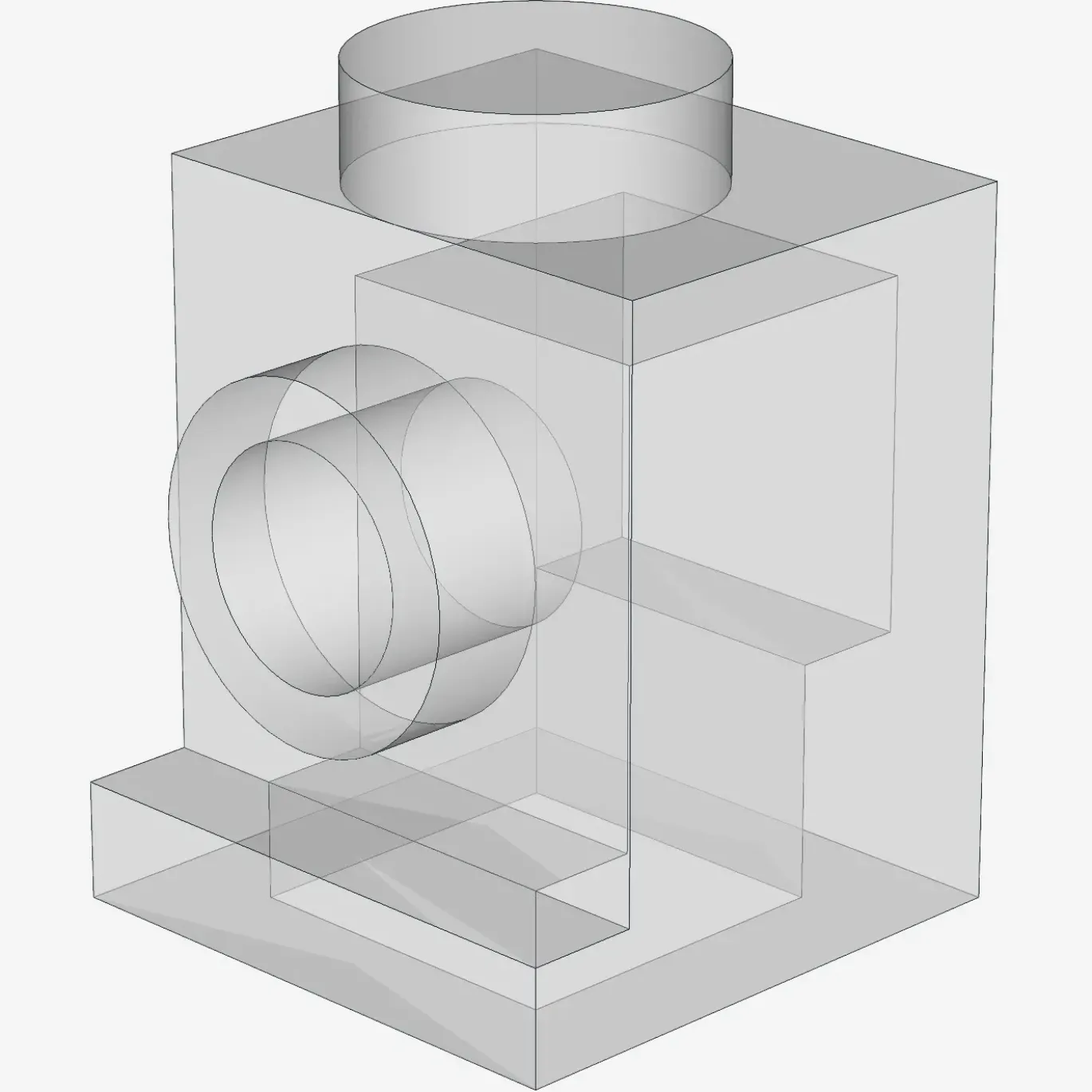 ANGULAR BRICK 1X1 X 100