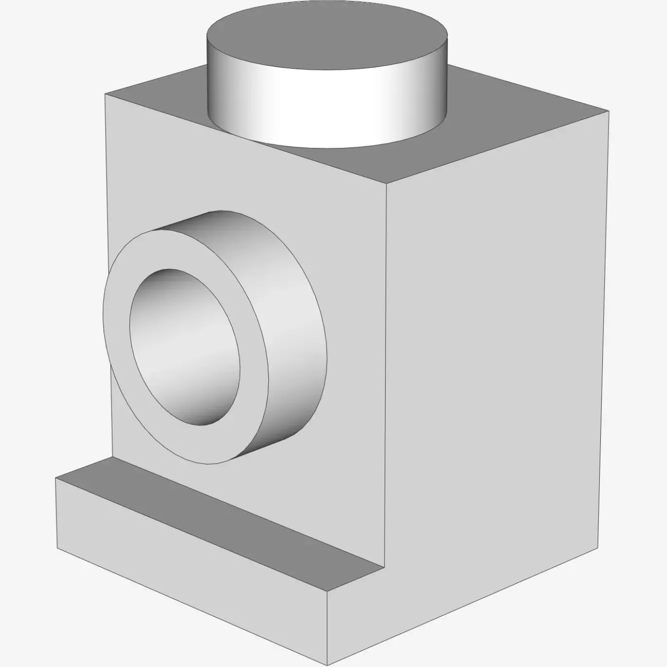 ANGULAR BRICK 1X1 X 100