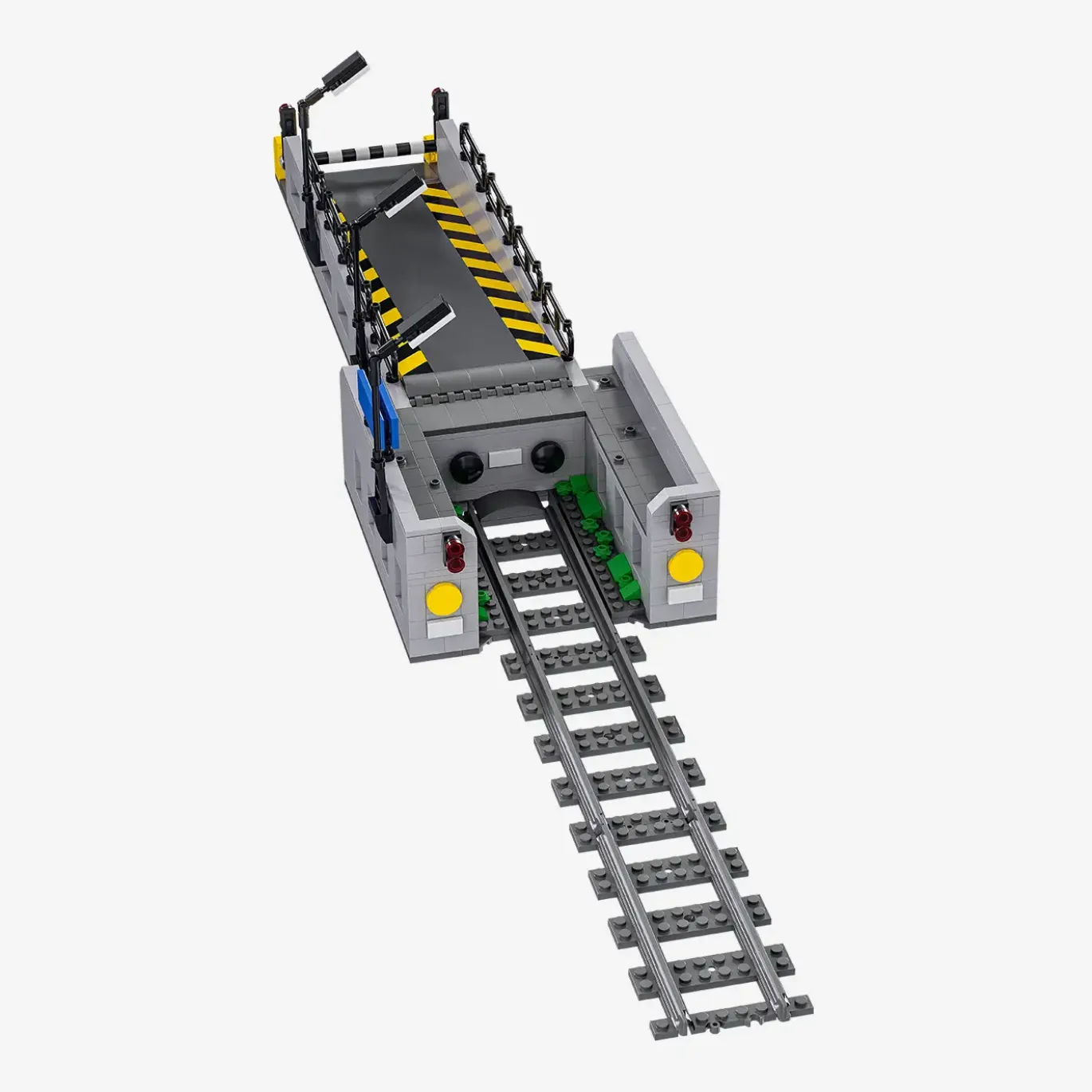 Autoauffahrtermial mit Autotransportwaggon (8w)