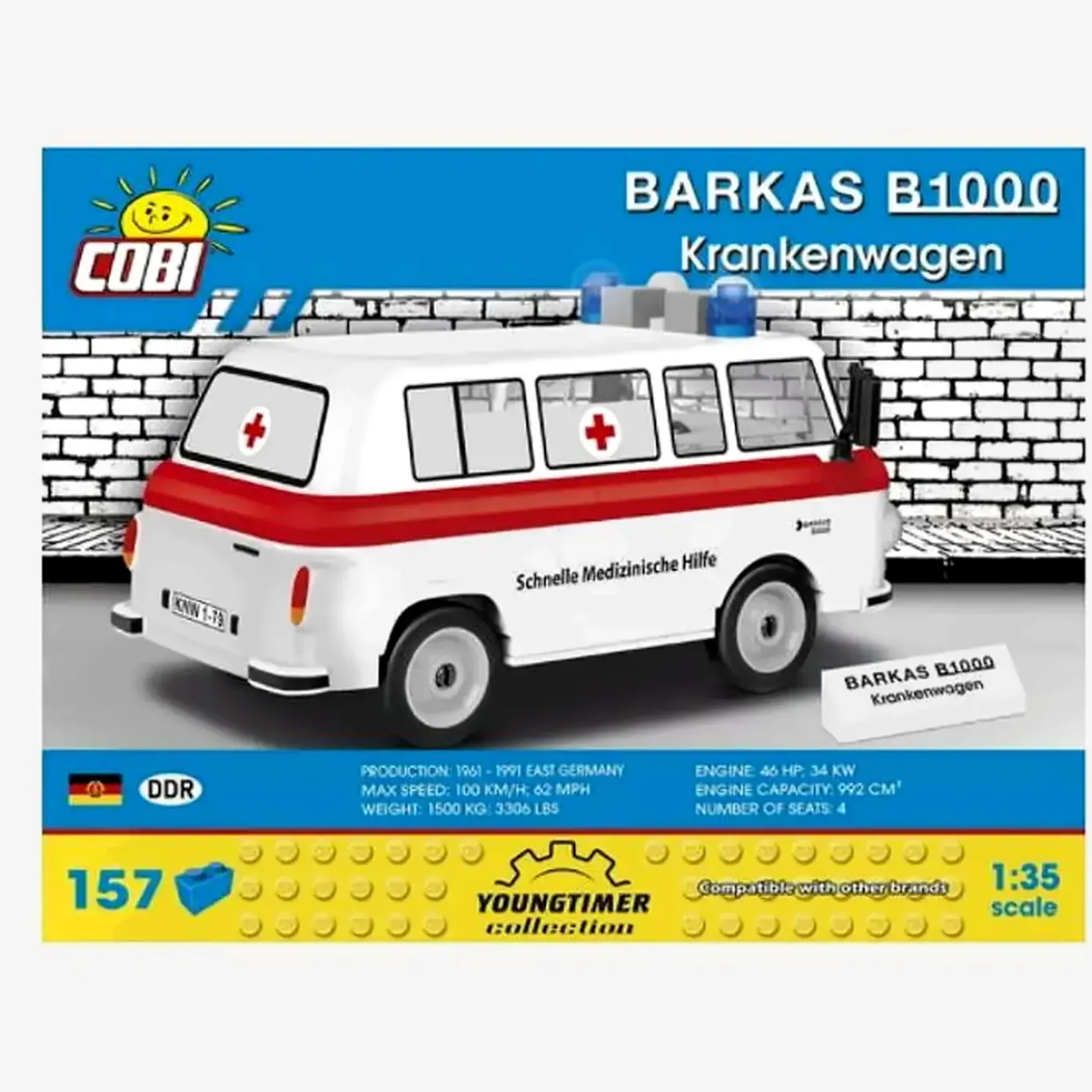 Barkas B1000 Krankenwagen (Schnelle Medizinische Hilfe)