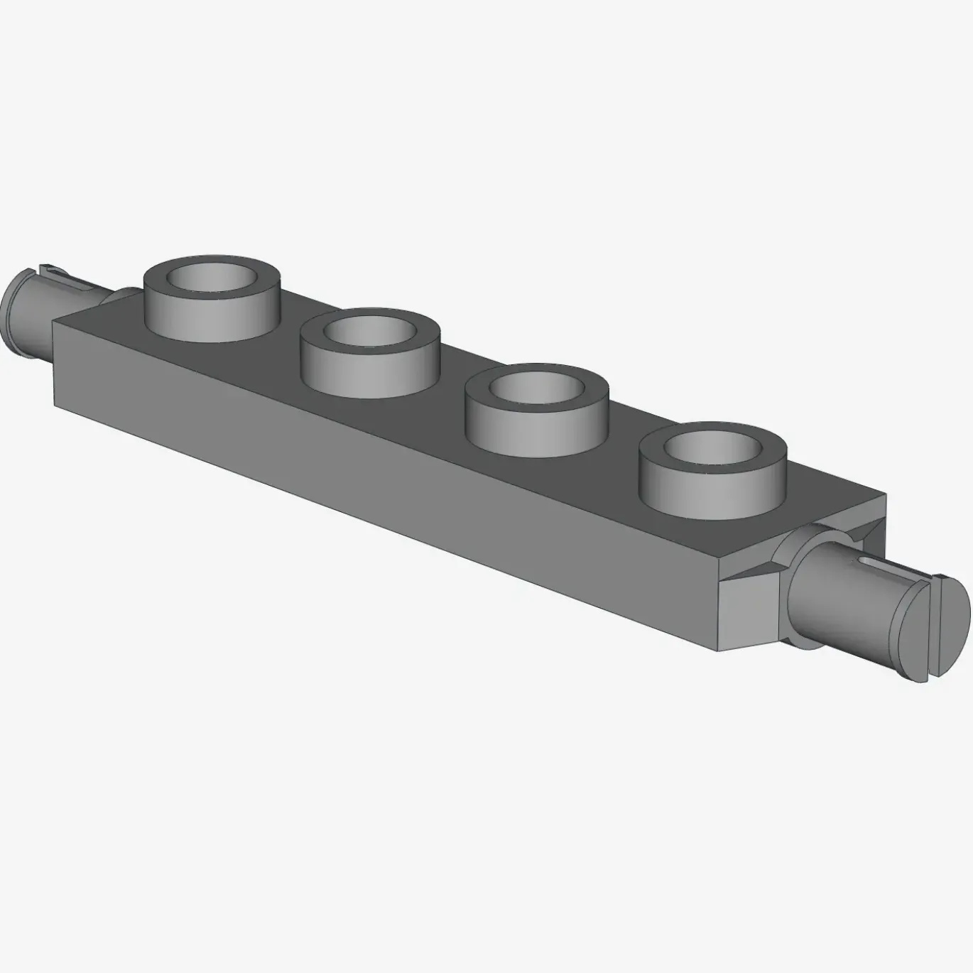 BEARING PLATE 1X4, DOUBLE X 50