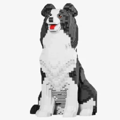 Border Collie (diamond blocks)