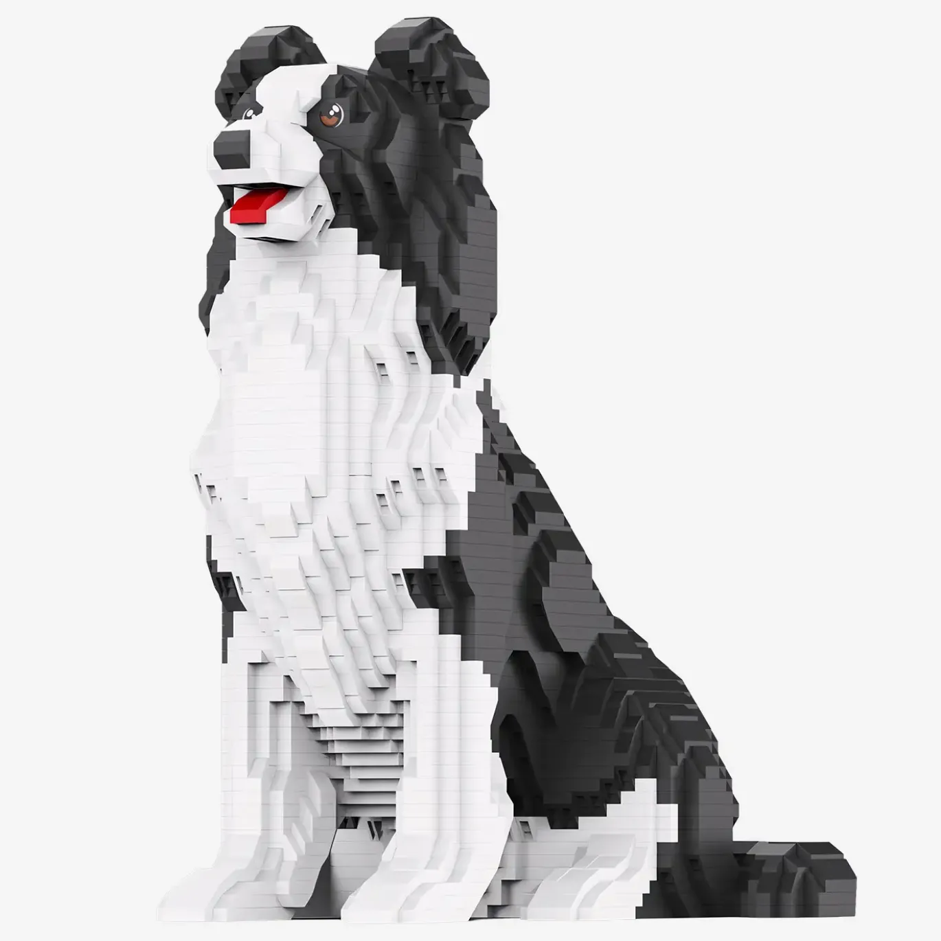 Border Collie (diamond blocks)