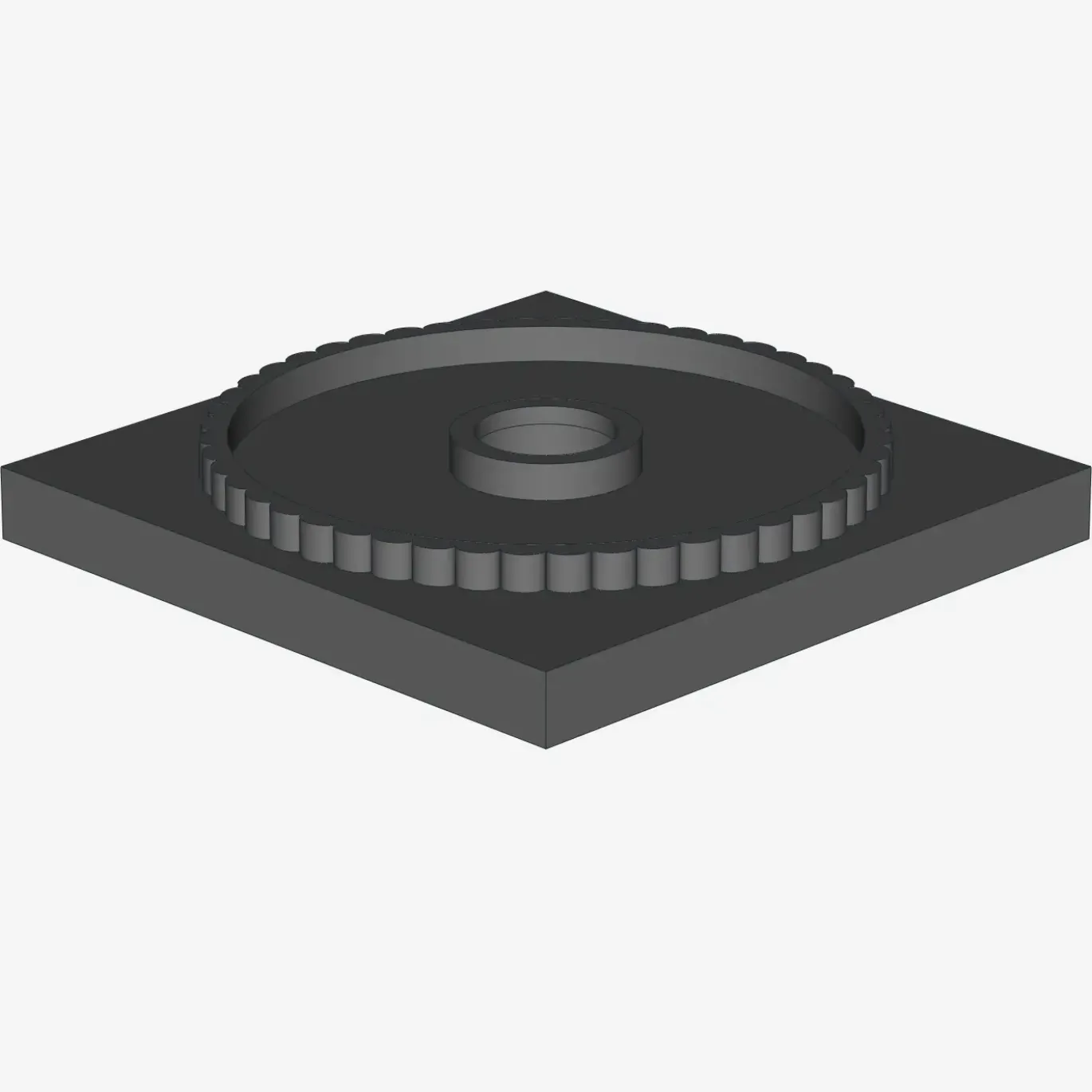 BOTTOM W. TURNTABLE 4X4 X 20