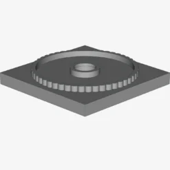 BOTTOM W. TURNTABLE 4X4 X 20