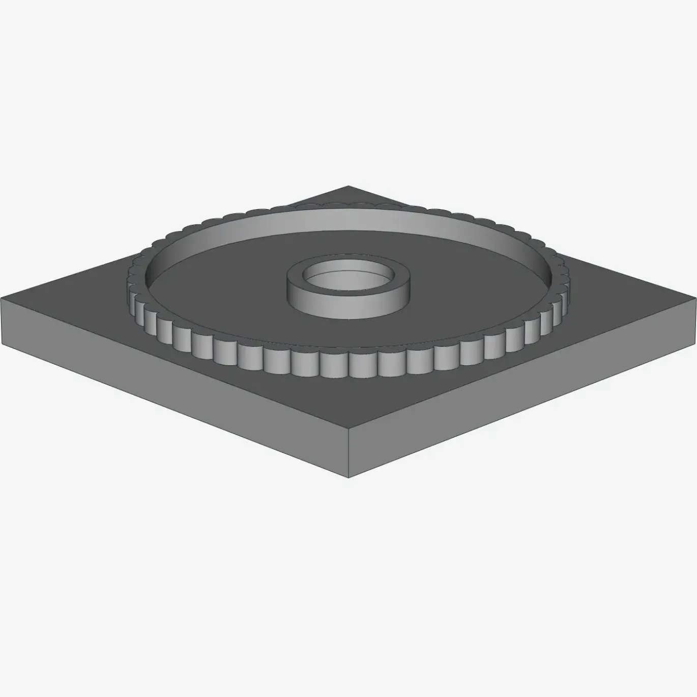 BOTTOM W. TURNTABLE 4X4 X 20
