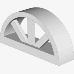 BOW WINDOW 1X4X1 2/3 X 50