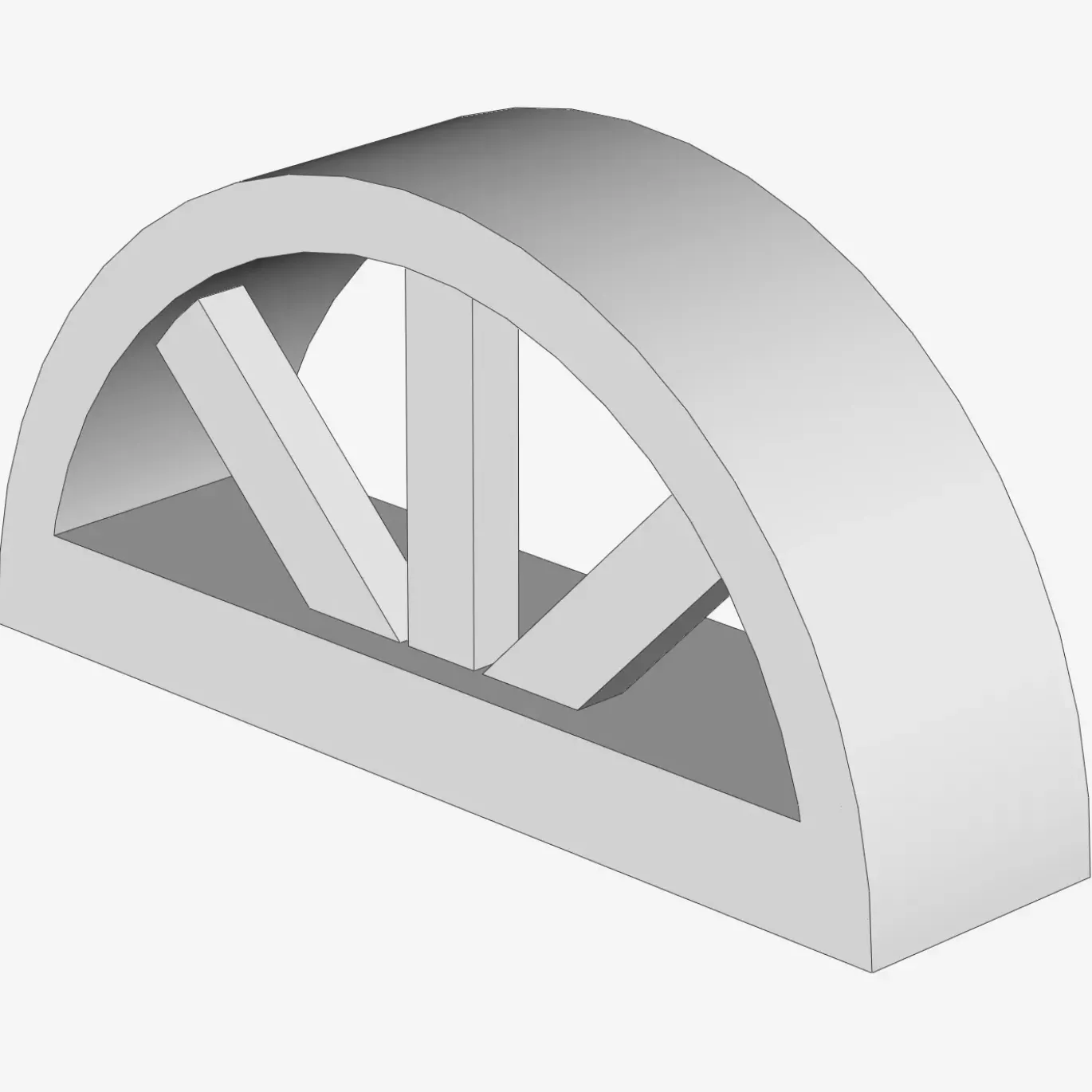 BOW WINDOW 1X4X1 2/3 X 50