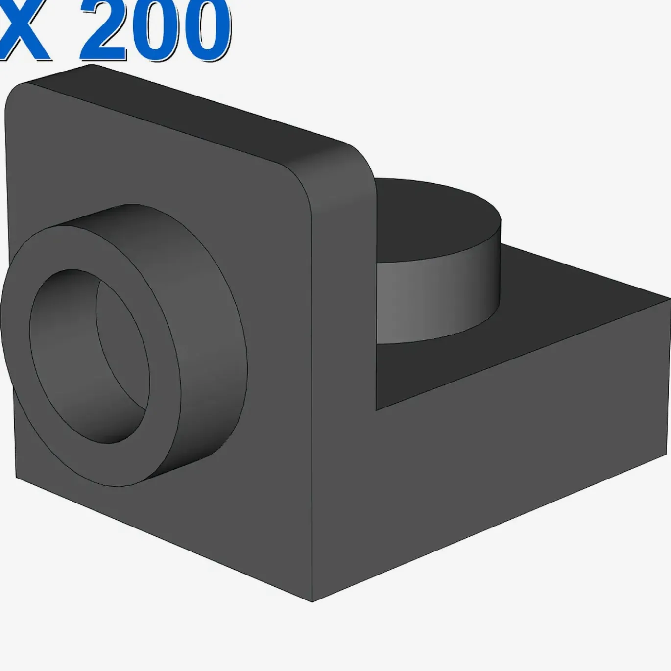 Bracket 1 x 1 - 1 x 1 Inverted X 200