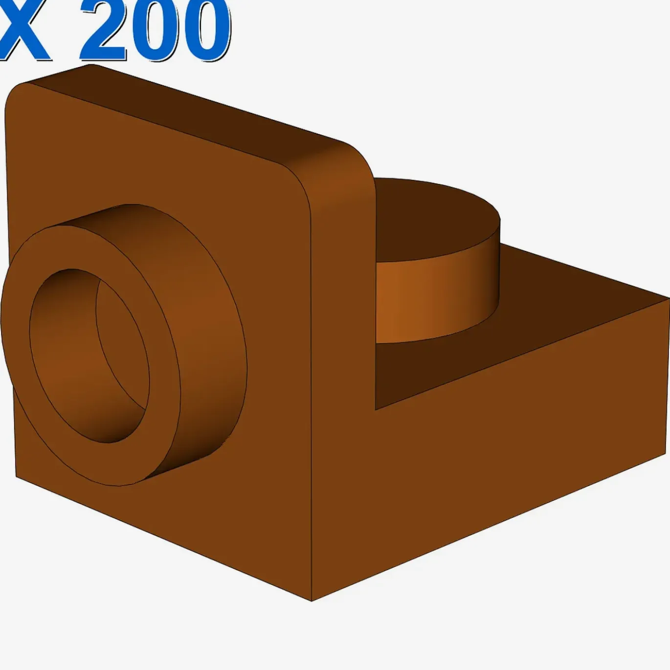 Bracket 1 x 1 - 1 x 1 Inverted X 200