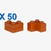 BRICK CORNER 1X2X2 WITH PROFILE X 50