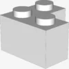 BRICK CORNER 1X2X2 X 300