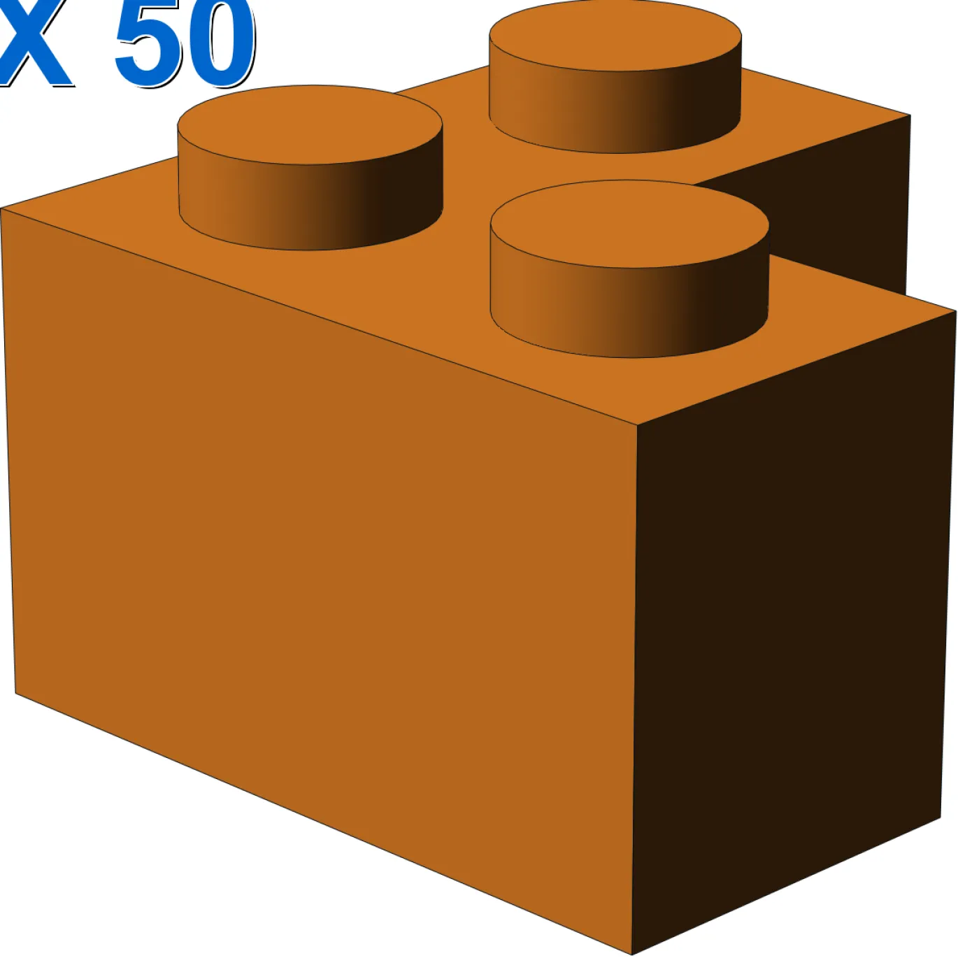BRICK CORNER 1X2X2 X 50