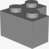 BRICK CORNER 1X2X2 X 50
