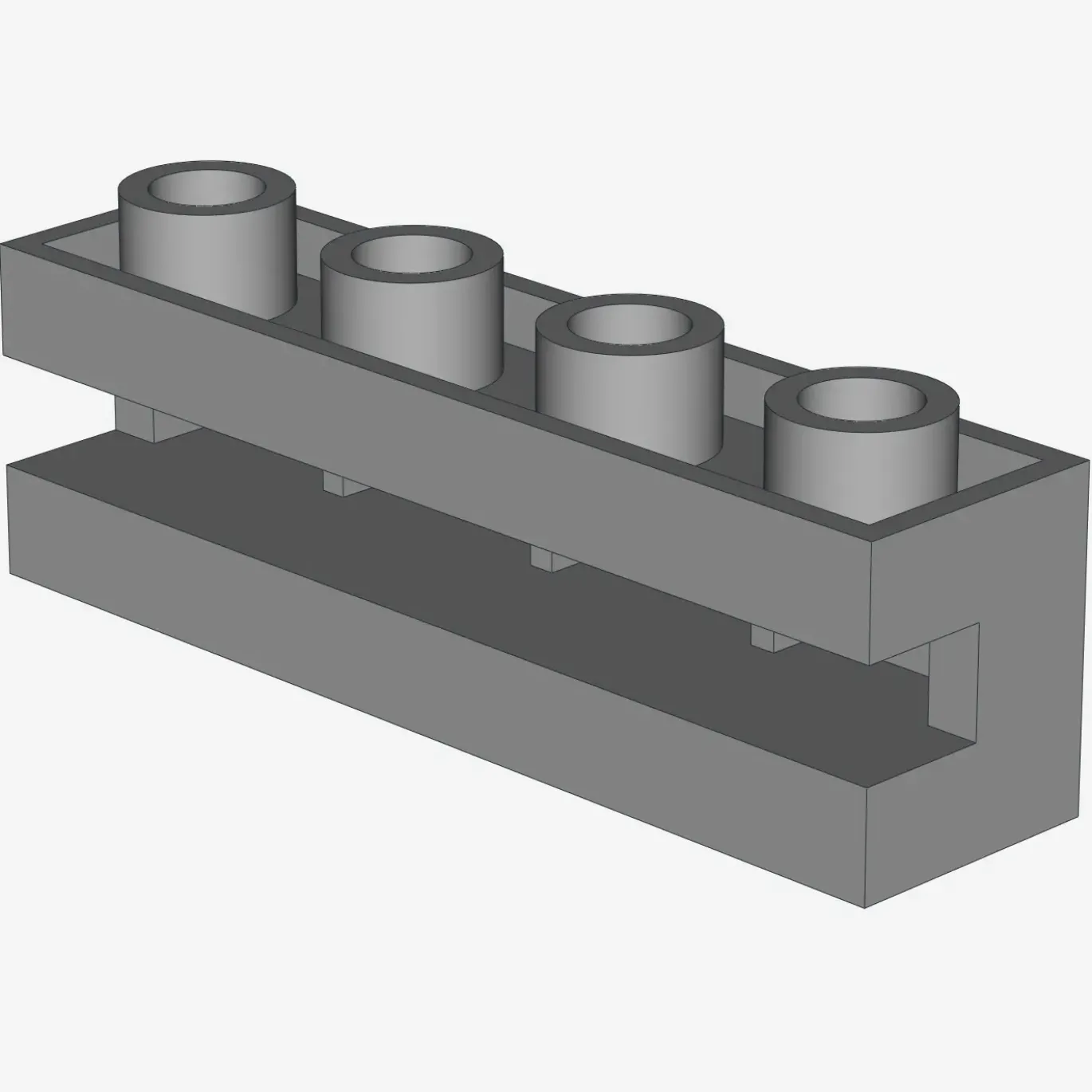 Brick, Modified 1x4 with Groove X 50