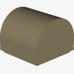 Brick, Modified 1 x 1 x 2/3 No Studs, Curved Top X 200