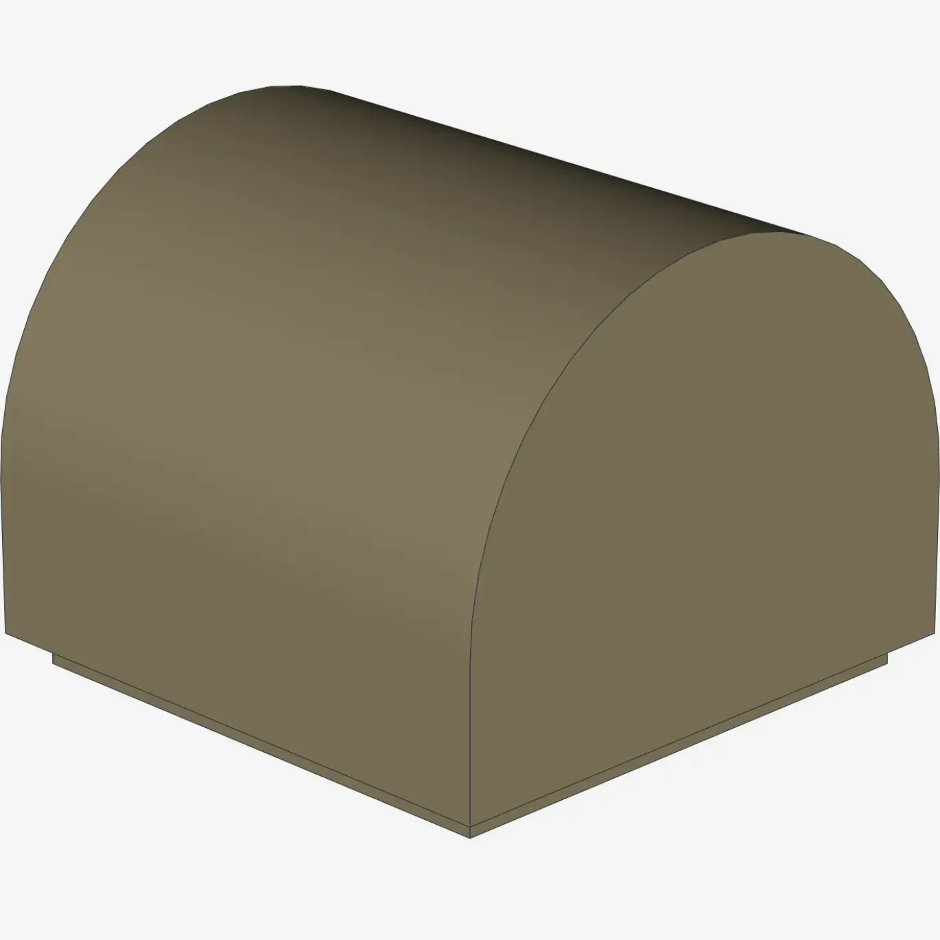 Brick, Modified 1 x 1 x 2/3 No Studs, Curved Top X 200