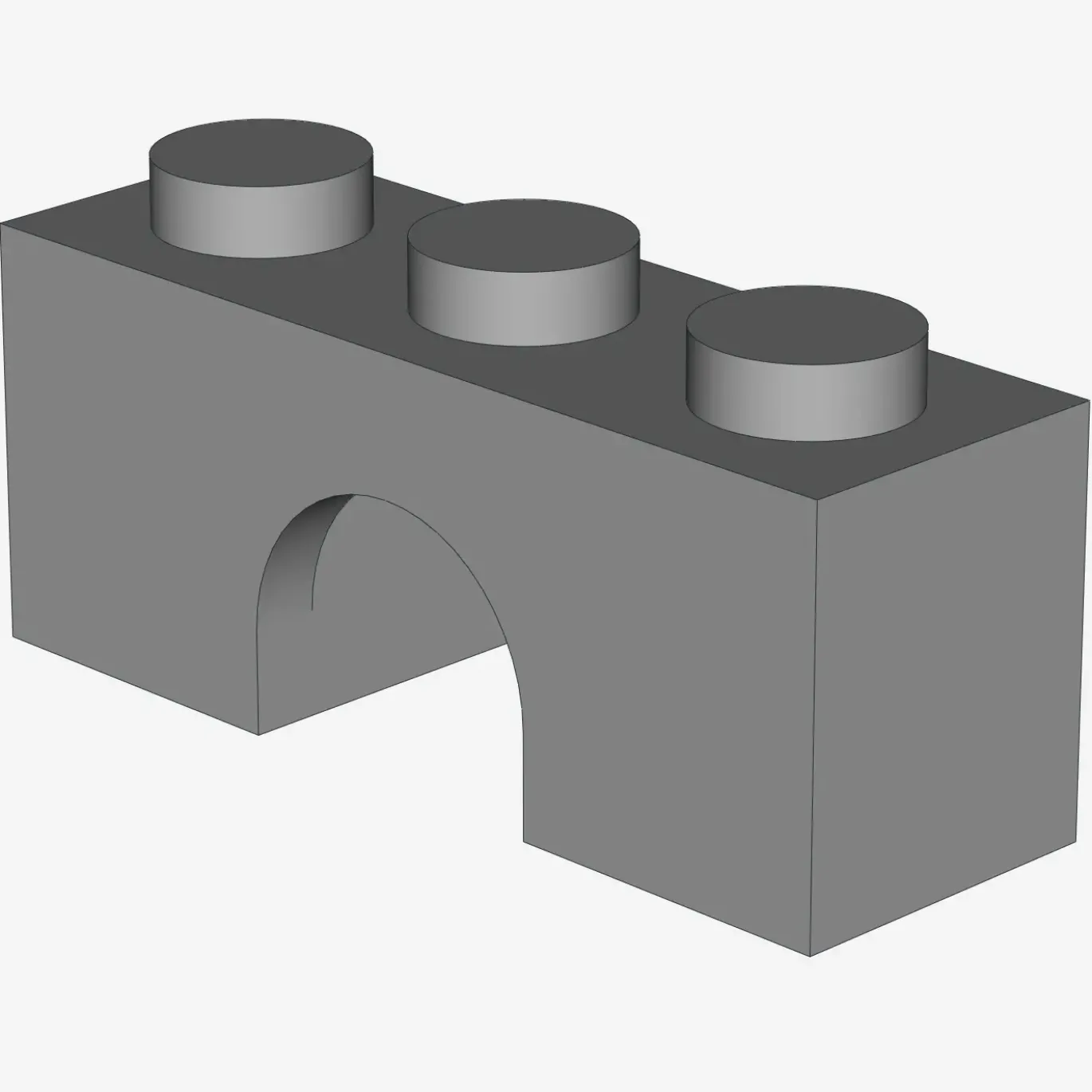 BRICK W. BOW 1X3 X 300