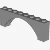 BRICK W. BOW 1X8X2 X 15