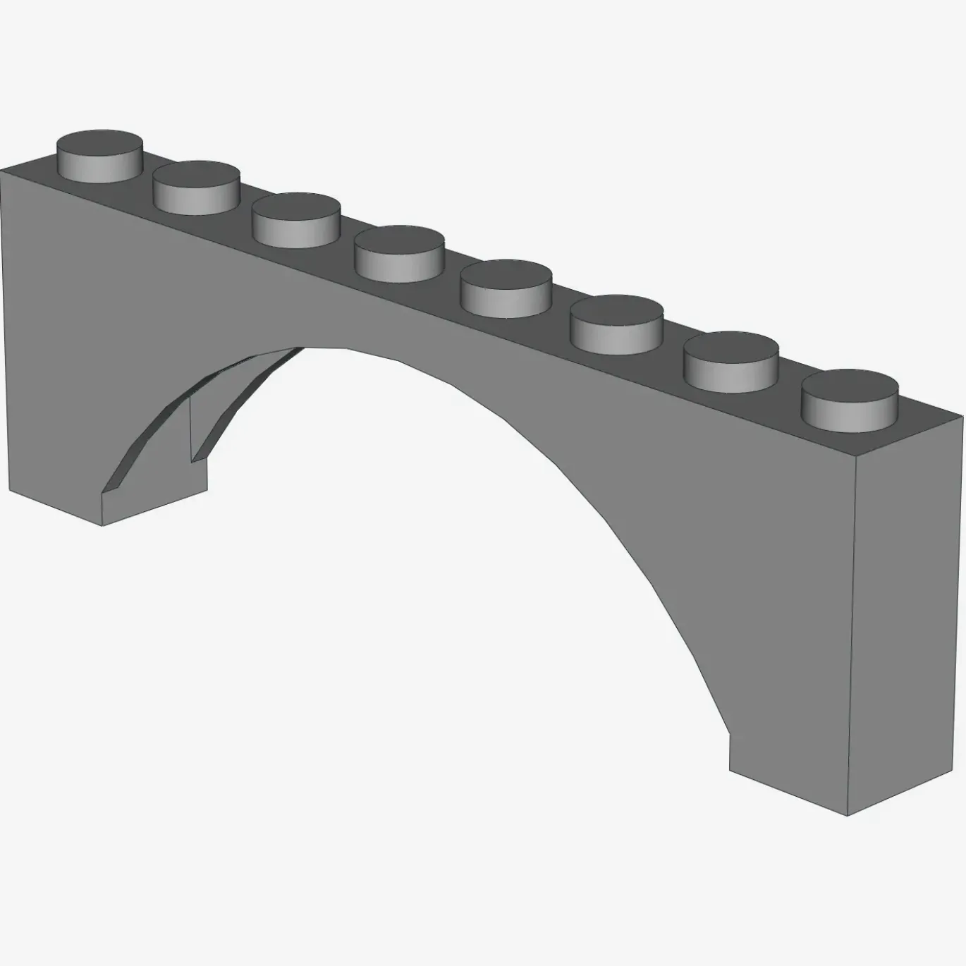 BRICK W. BOW 1X8X2 X 15