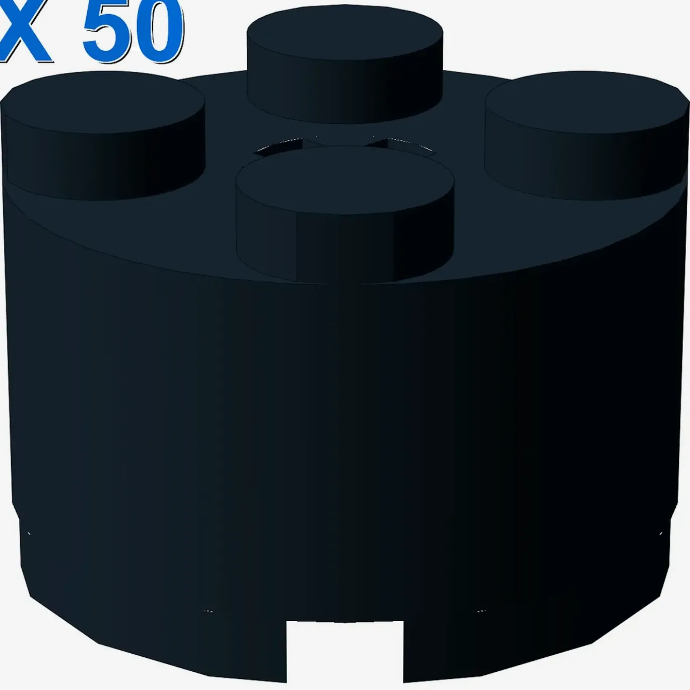 BRICK Ø16 W. CROSS X 50