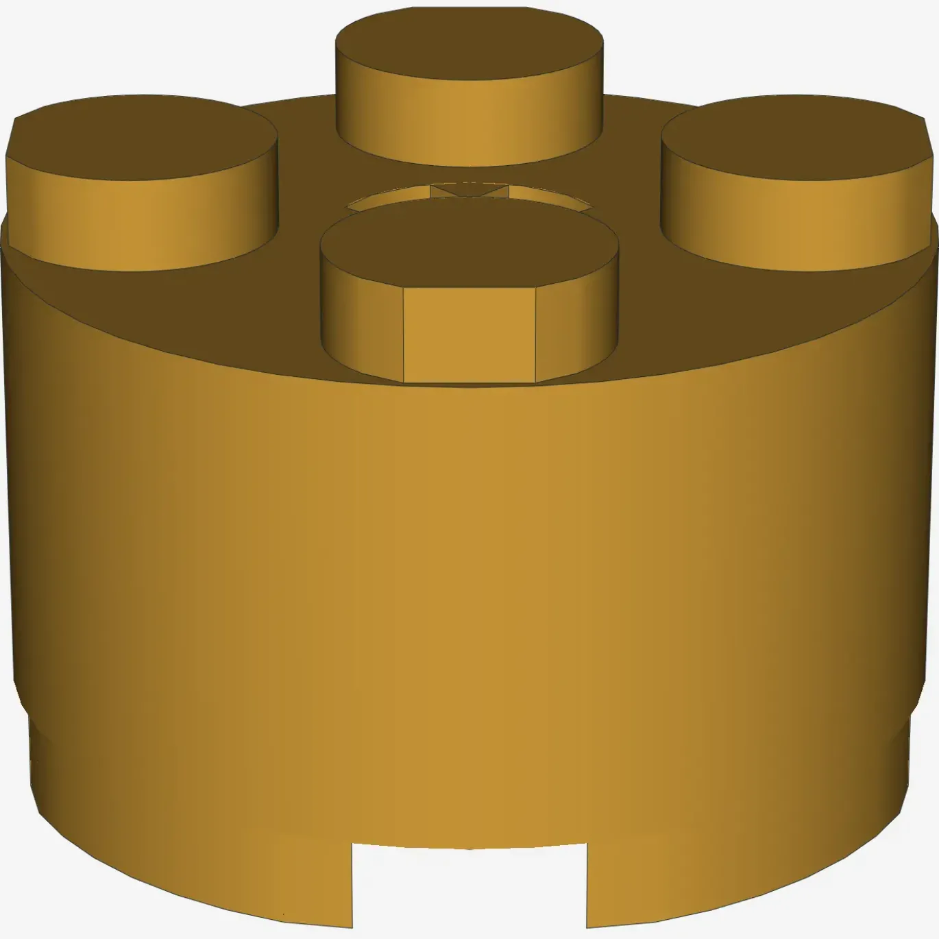 BRICK Ø16 W. CROSS X 50