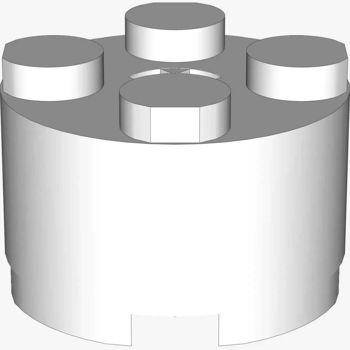 BRICK Ø16 W. CROSS X 50