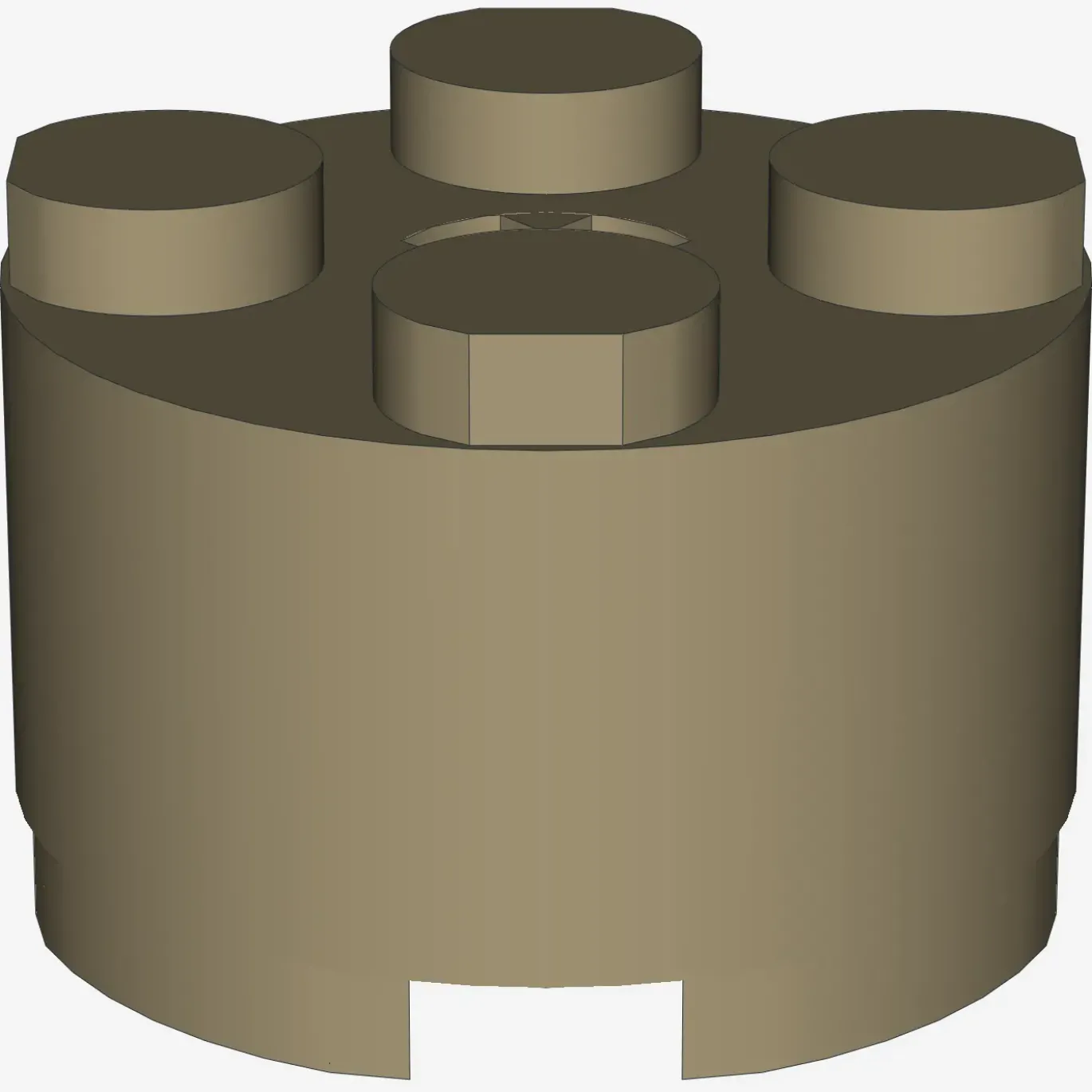 BRICK Ø16 W. CROSS X 50