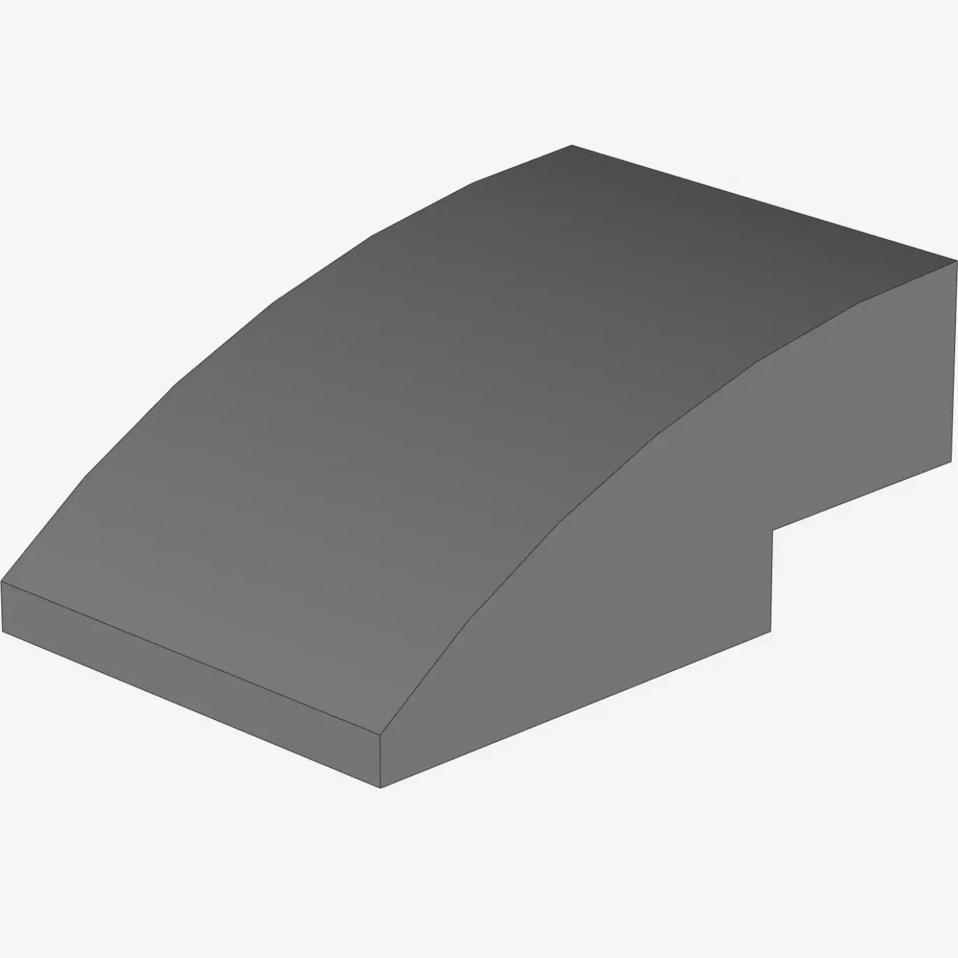 Brick w/half bow 2x3 w/cut X 50
