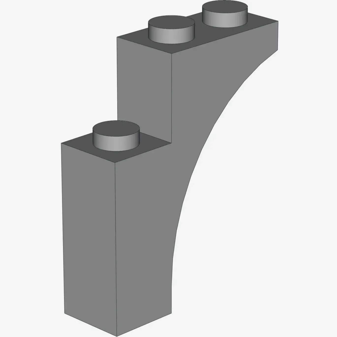 BRICK WITH BOW 1X3X3 X 25