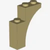 BRICK WITH BOW 1X3X3 X 25