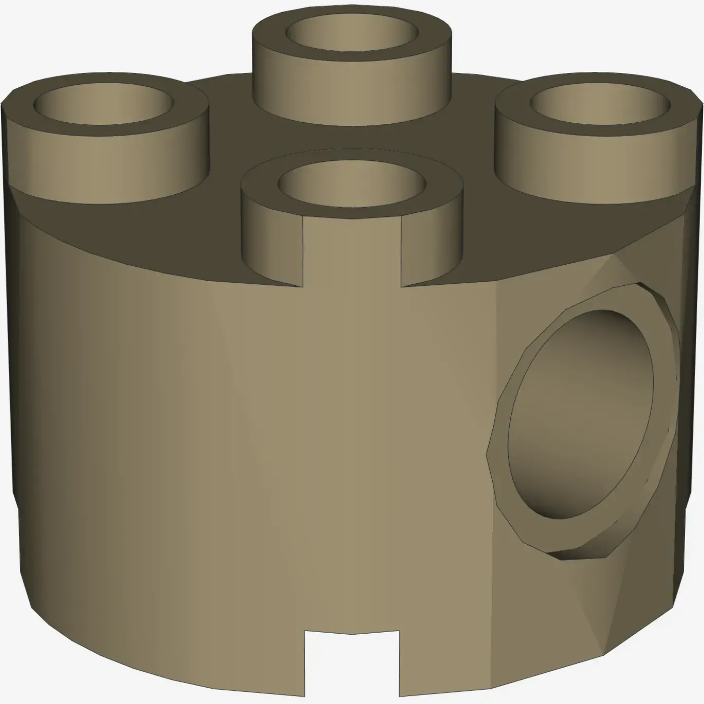 BRICK 2X2 ROUND WITH HOLE Ø4,85 X 50