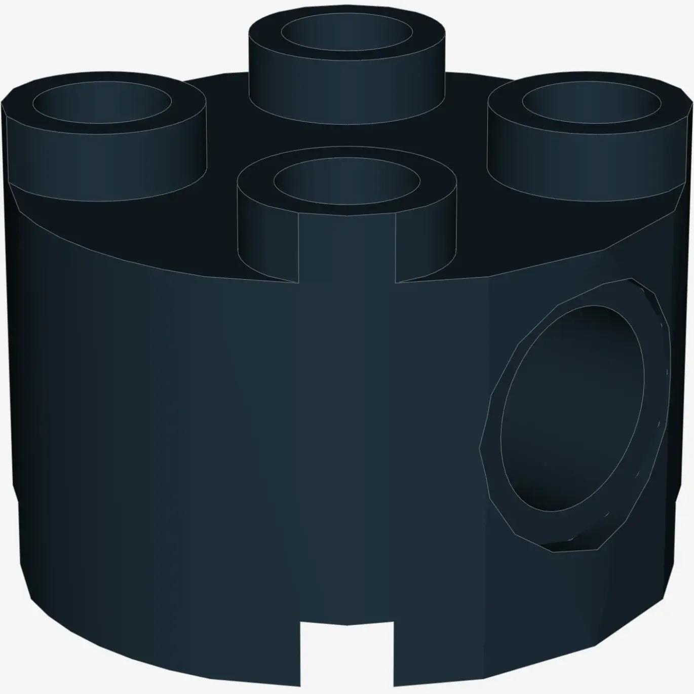 BRICK 2X2 ROUND WITH HOLE Ø4,85 X 50