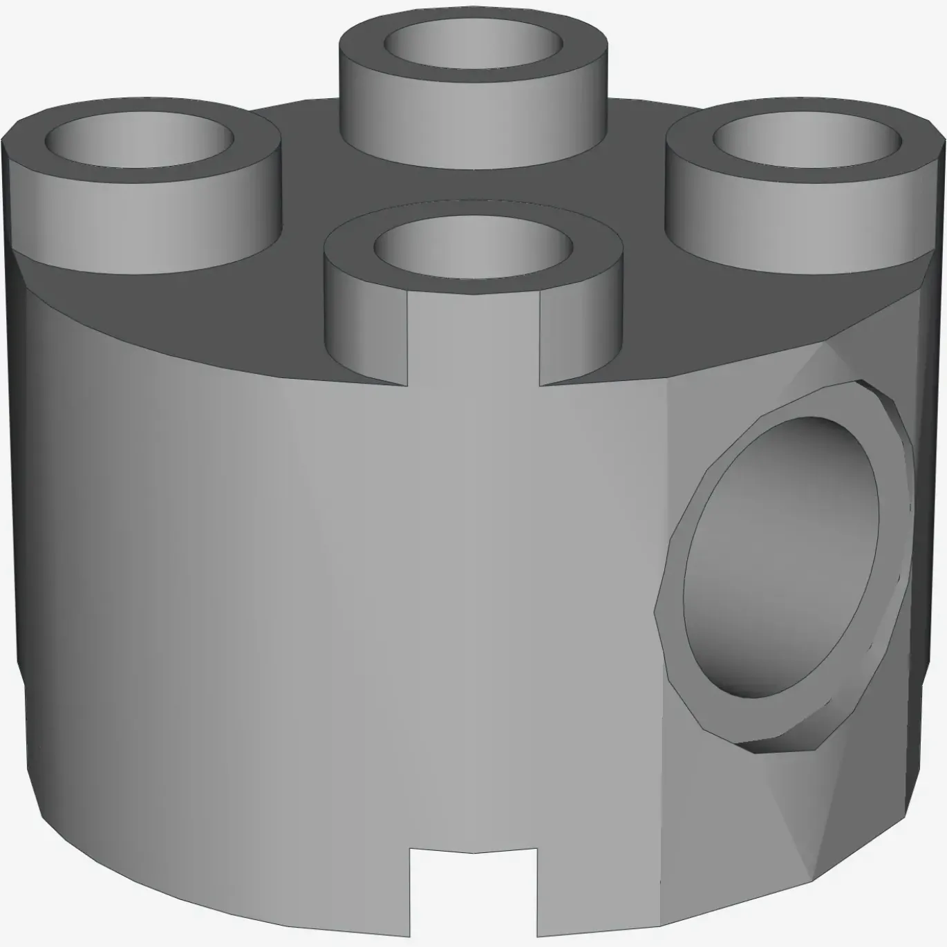 BRICK 2X2 ROUND WITH HOLE Ø4,85 X 50