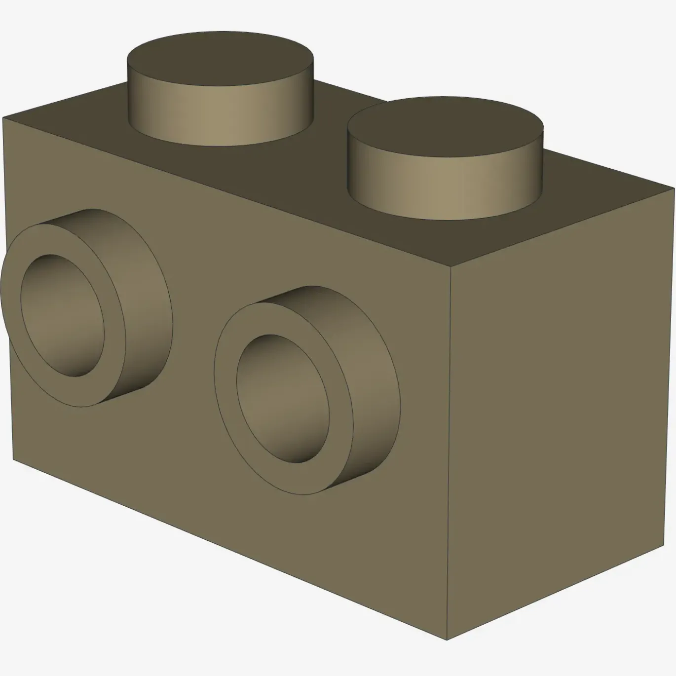 BRICK 1X2 W. FOUR KNOBS X 50