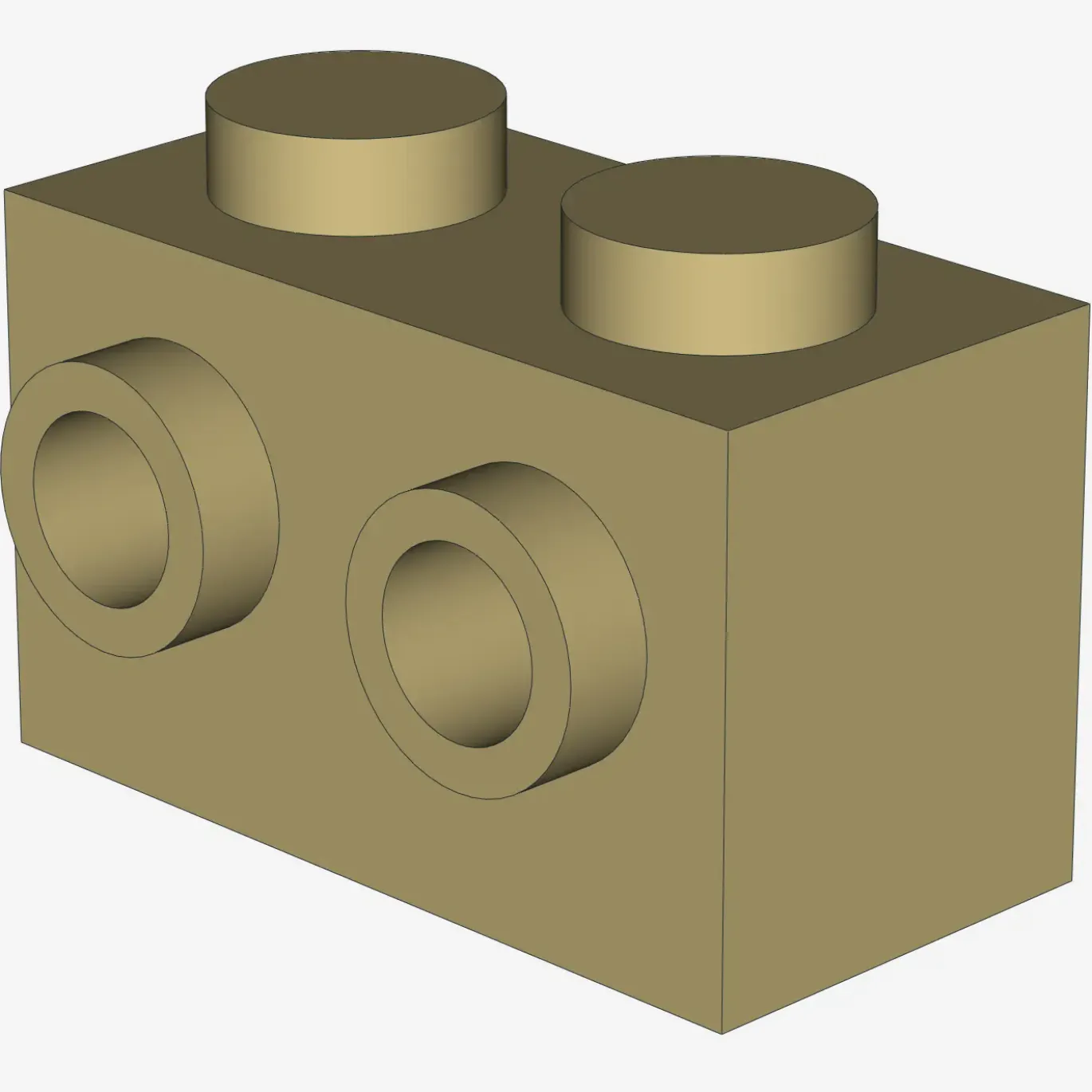 BRICK 1X2 W. FOUR KNOBS X 50