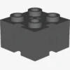 BRICK 2X2 W/GROOVE A.CR.HOLE X 50