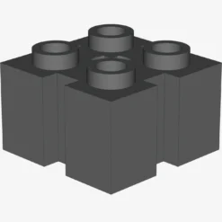 BRICK 2X2 W/GROOVE A.CR.HOLE X 50