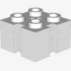 BRICK 2X2 W/GROOVE A.CR.HOLE X 50