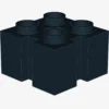 BRICK 2X2 W/GROOVE A.CR.HOLE X 50