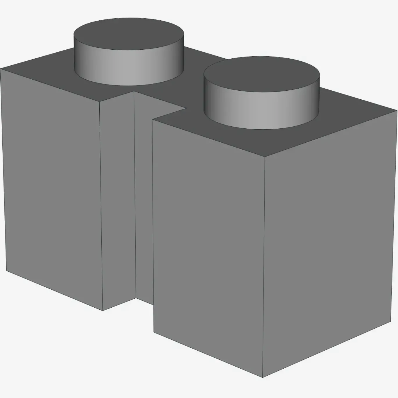 BRICK 1X2 W. GROOVE X 50