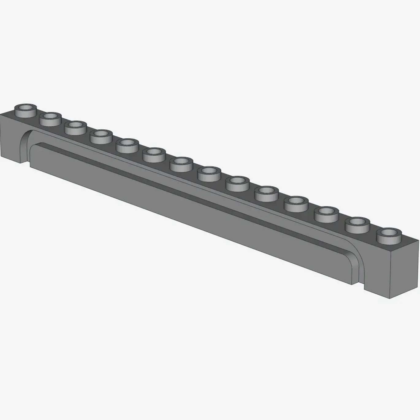 BRICK 1X14 W. GROOVE X 10