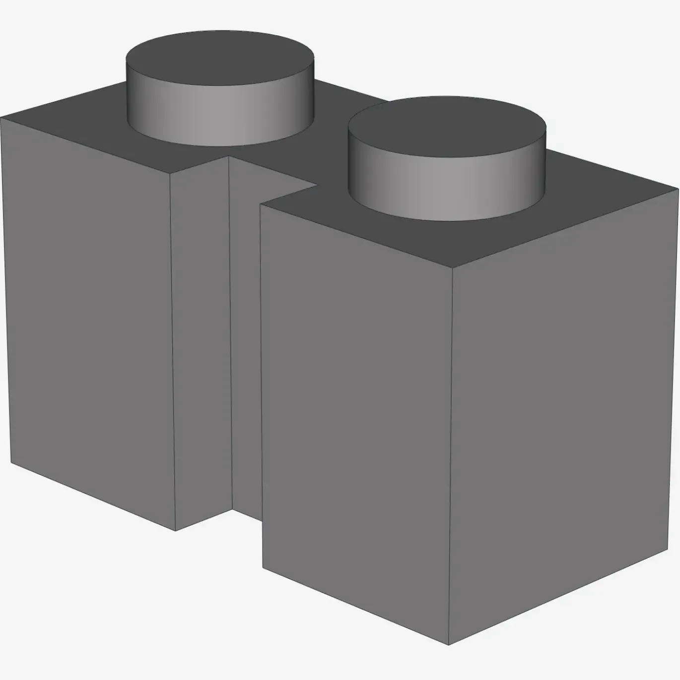 BRICK 1X2 W. GROOVE X 50