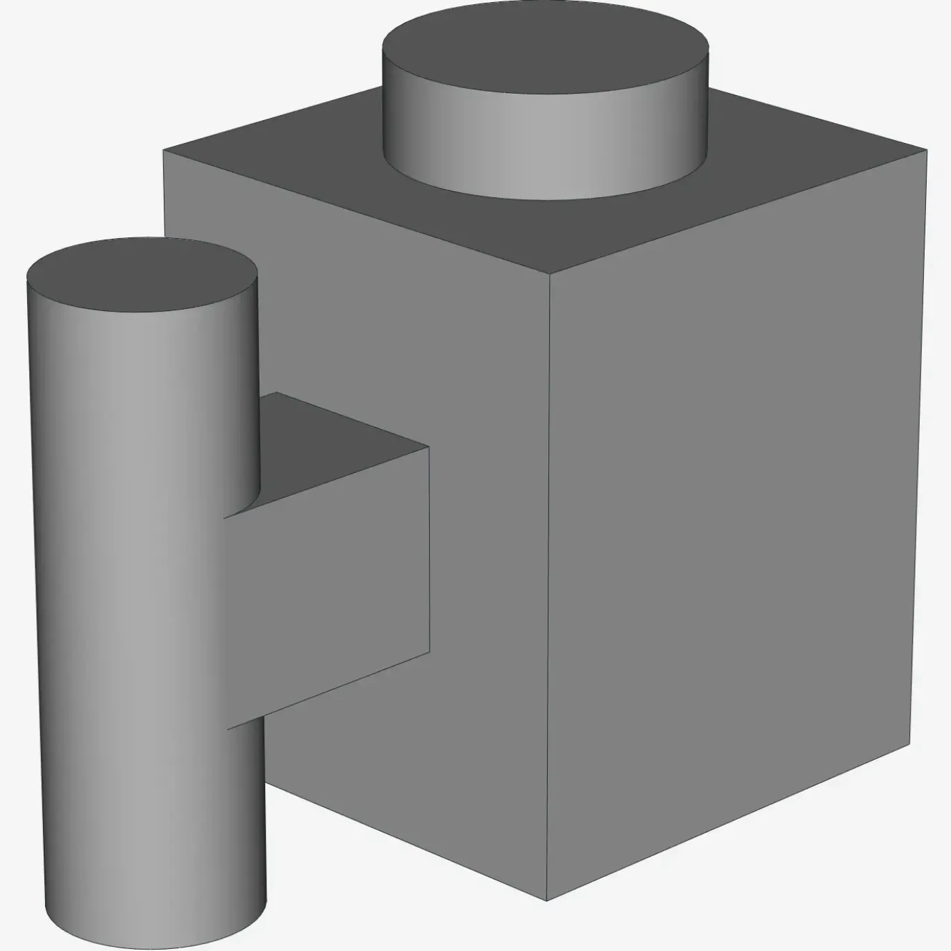 BRICK 1X1 W. HANDLE X 100