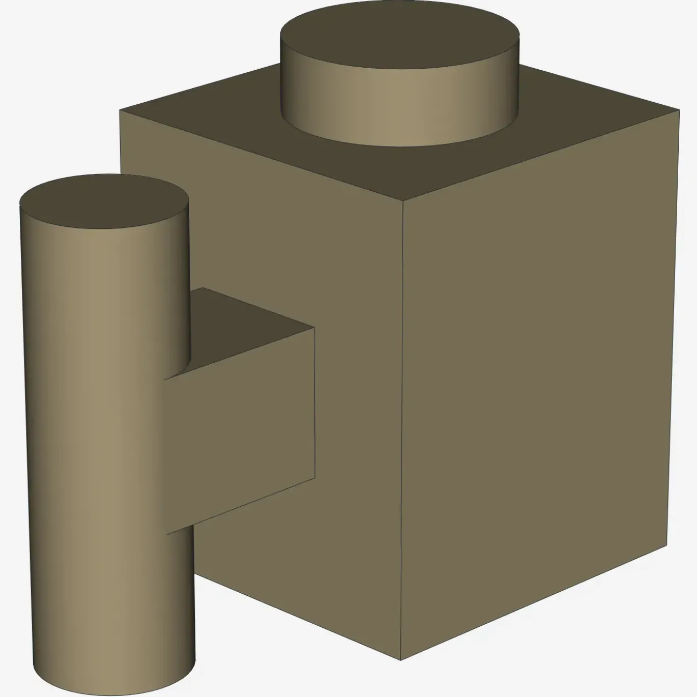 BRICK 1X1 W. HANDLE X 100