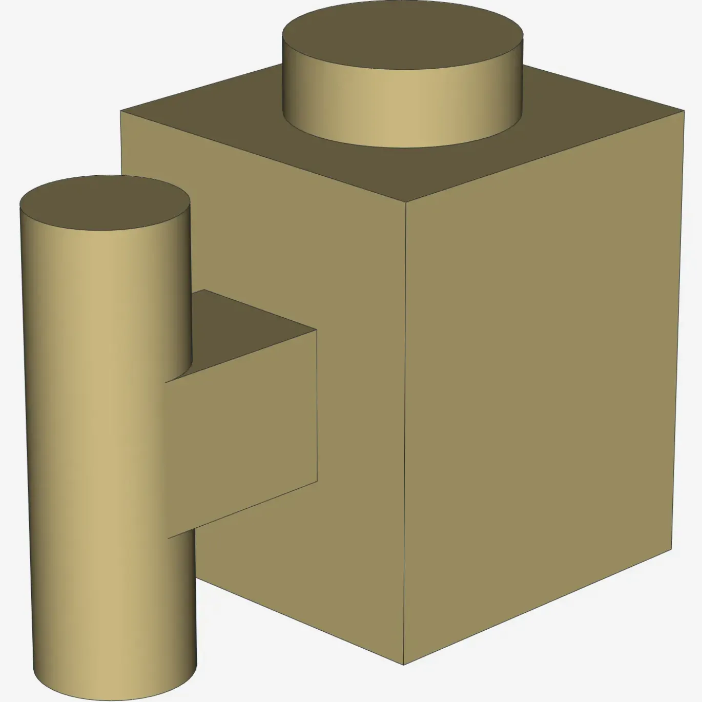 BRICK 1X1 W. HANDLE X 100