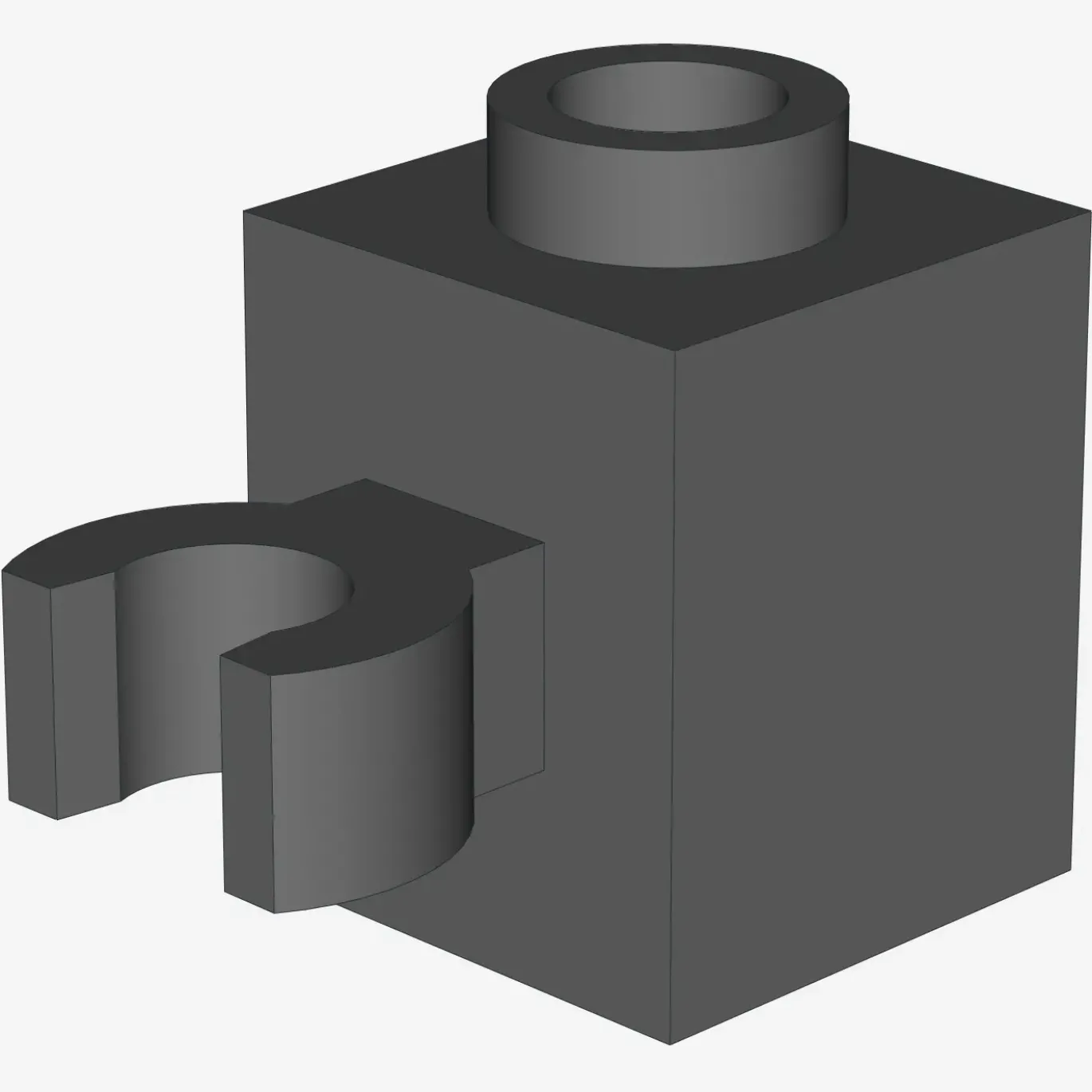 BRICK 1X1 W/HOLDER, H0RIZONTAL X 100