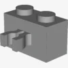 BRICK 1X2 W. HORIZONTAL HOLDER X 50